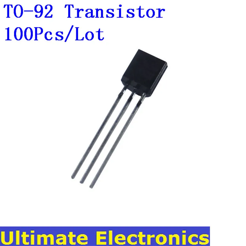 Mosfet Transistor Set - 100 Pçs/lote TO-92 Transistor 2N2222 2N2907