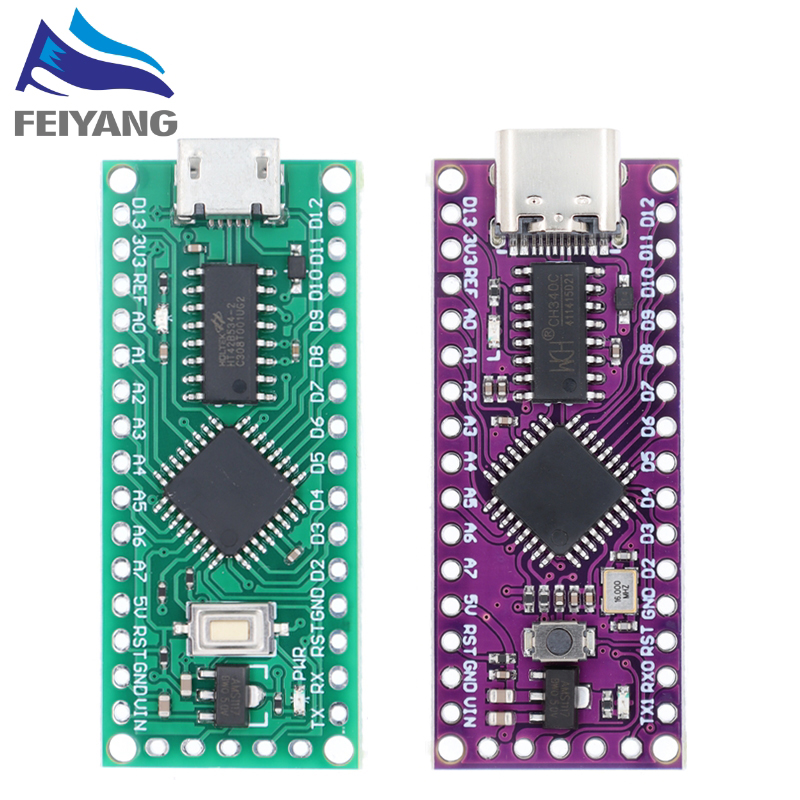 Arduino Uno Starter Kit - LGT8F328P-LQFP32 MiniEVB TYPE-C MICRO USB compatível