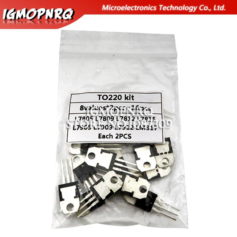 Lm317 Voltage Regulator - Kit de sortimento transistor, regulador de