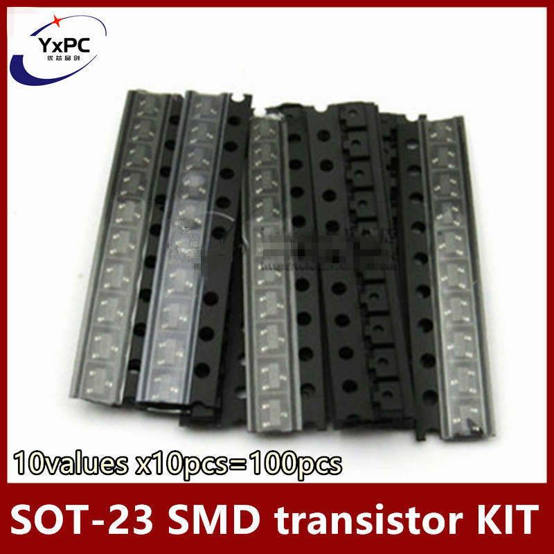 Mosfet Transistor Set - 10 valores x10pcs = 100pcs KIT