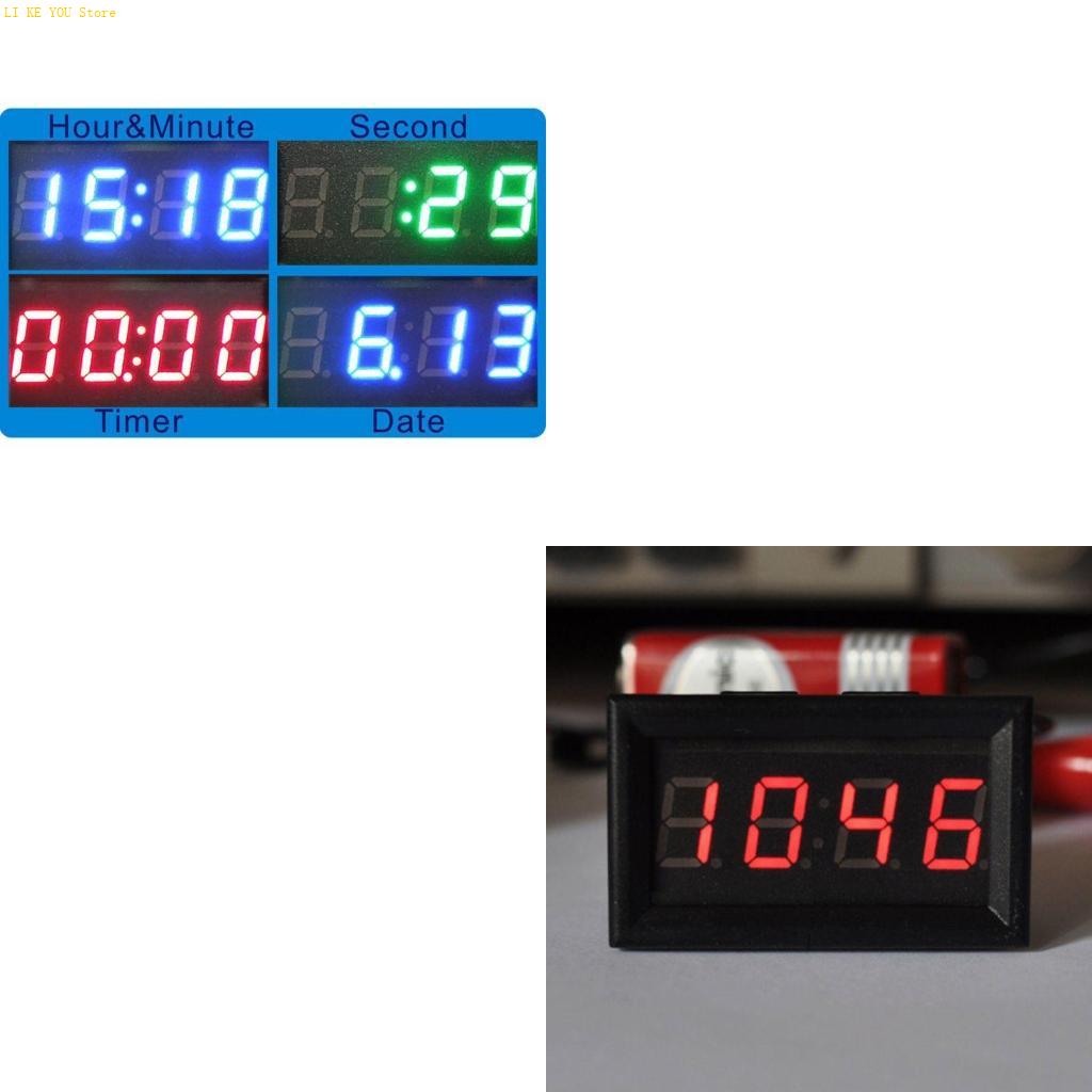 Diy Motorcycle Electronics - W3je relógio digital eletrônico led display
