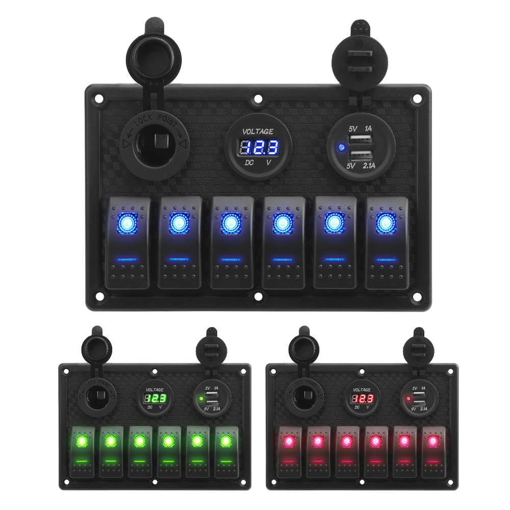 Logic Analyzer Usb - Painel de Interruptores de 6 Botões
