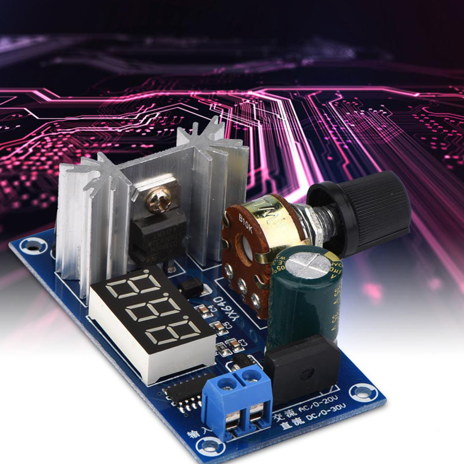 Lm317 Voltage Regulator - LM317 Regulador de Potência LM317 Regulador