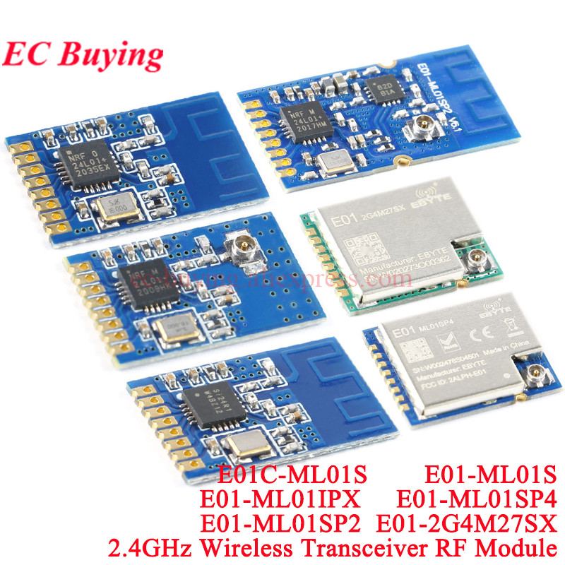 Nrf24L01 Module Wireless - 10 peças/1 peça E01-2G4M27SX ml01sp4 módulo