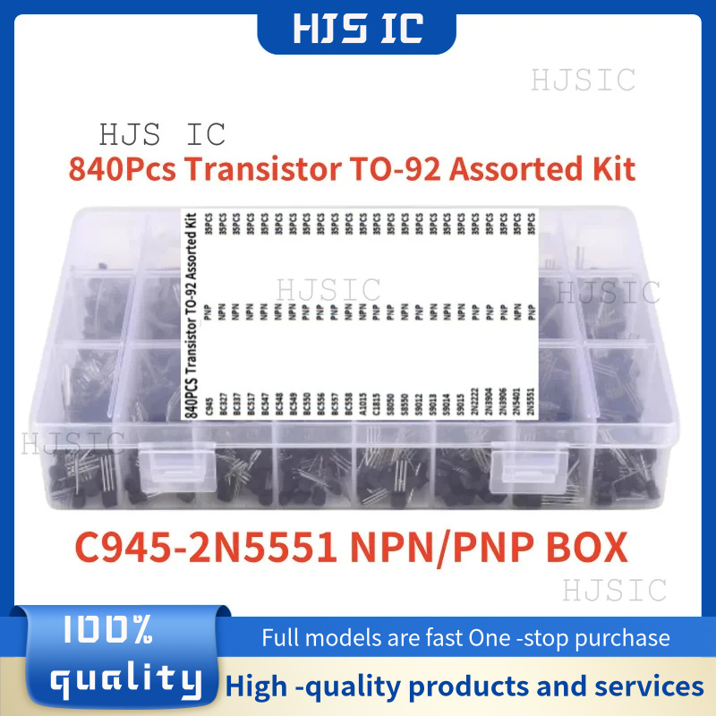 Mosfet Transistor Set - 840 pçs/caixa 24 Valores TO-92 Kit