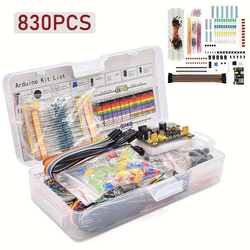 Arduino Uno Starter Kit - 830 pçs/caixa kit inicial de projeto