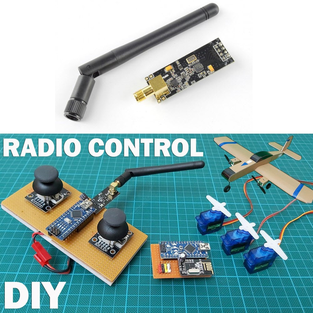 Nrf24L01 Module Wireless - Módulo sem fio NRF24L01+PA+LNA 1100m do