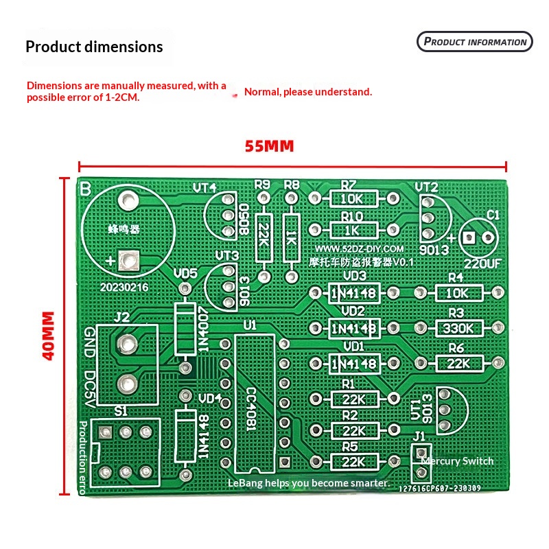 Kit DIY de Alarme Antifurto po - Diy Motorcycle Electronics avaliação e preço