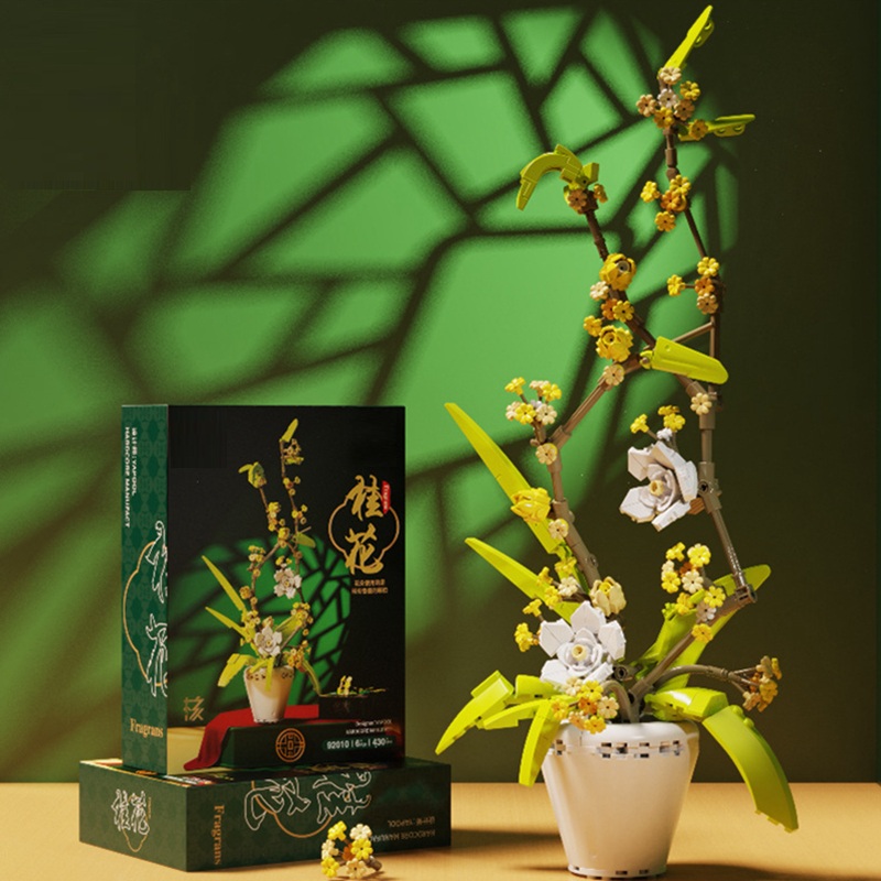 Bloco de construção flor orquí - Diy Electronics For Adults avaliação e preço