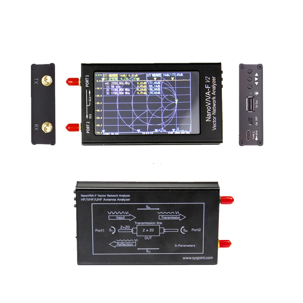 NanoVNA V2 Vector Network Anal - Logic Analyzer Usb avaliação e preço