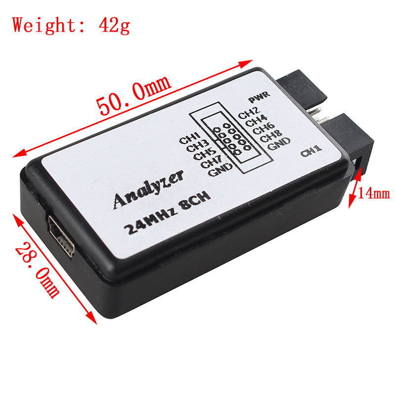 USB Analisador Lógico Debugger - Logic Analyzer Usb avaliação e preço