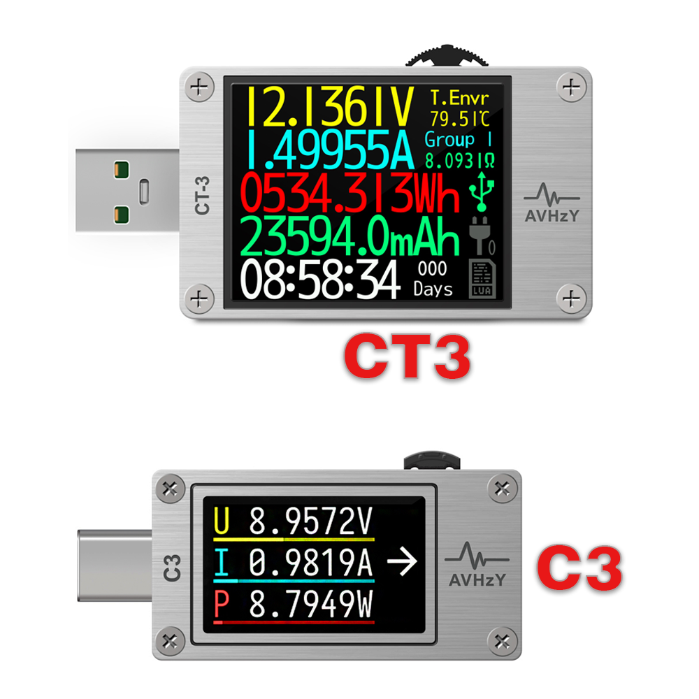 AVHzY USB 3.1 Medidor de energ - Logic Analyzer Usb avaliação e preço