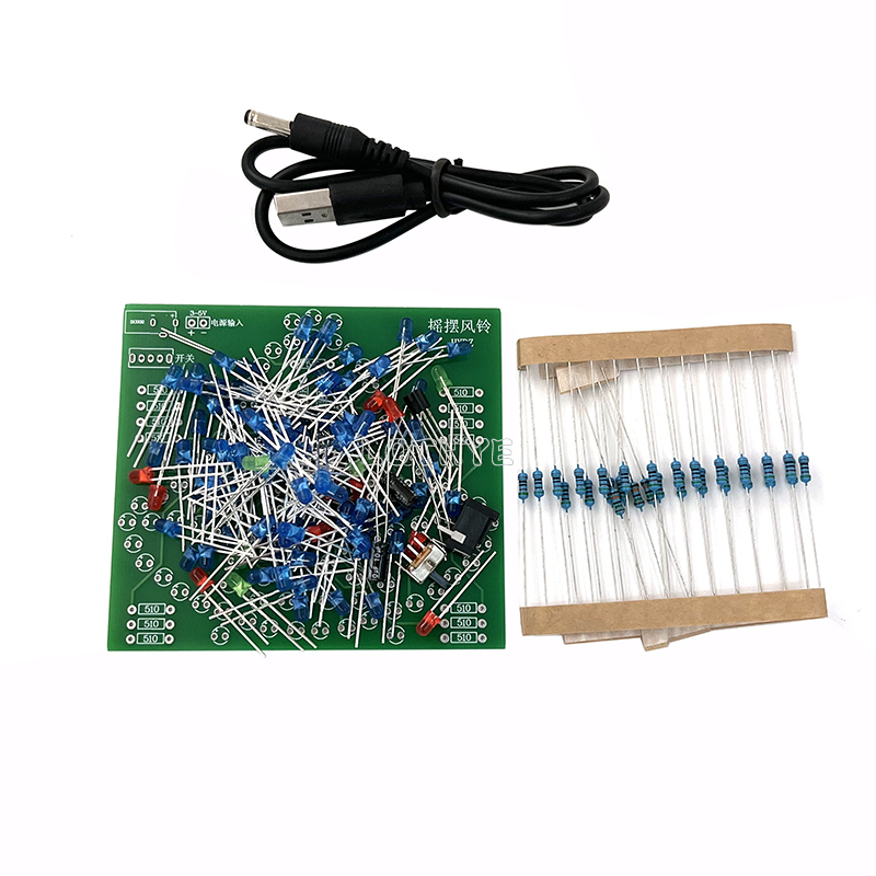 Dc 3-5v diy led balanço vento  - Diy Analog Electronics avaliação e preço