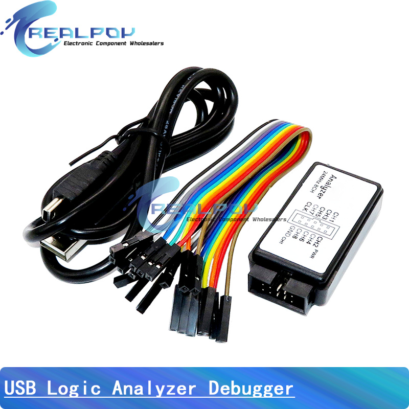 Analisador lógico usb 24mhz 8  - Logic Analyzer Usb avaliação e preço
