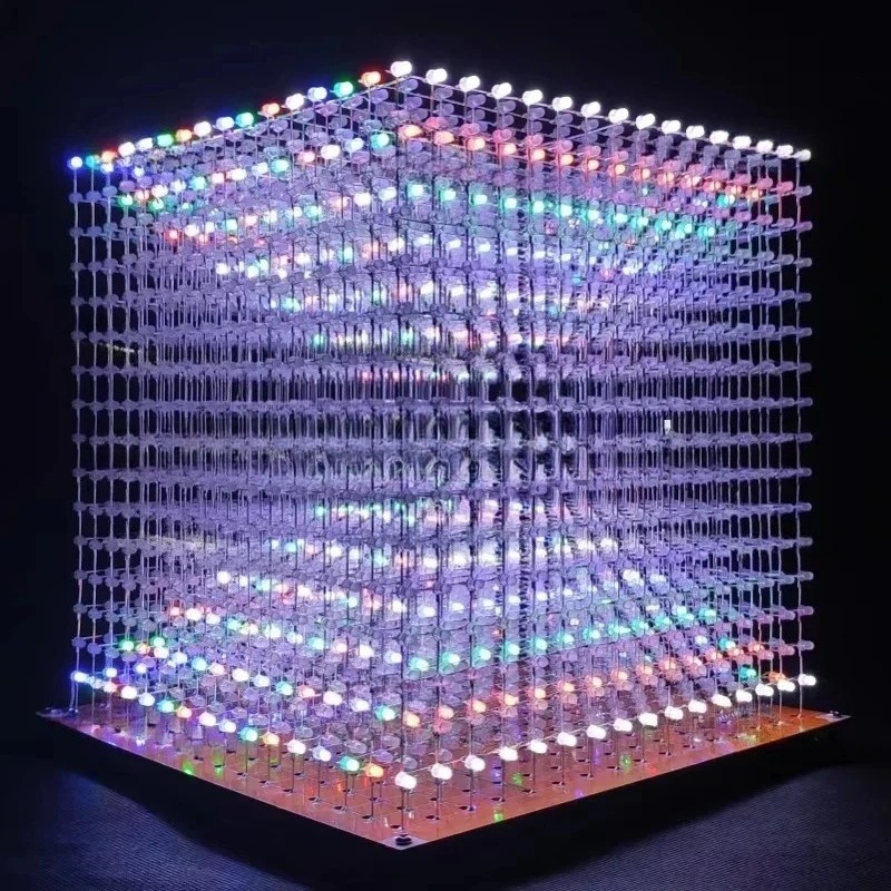 3 D16mini Light Cube Kit 16x16 - Diy Electronics Parts avaliação e preço
