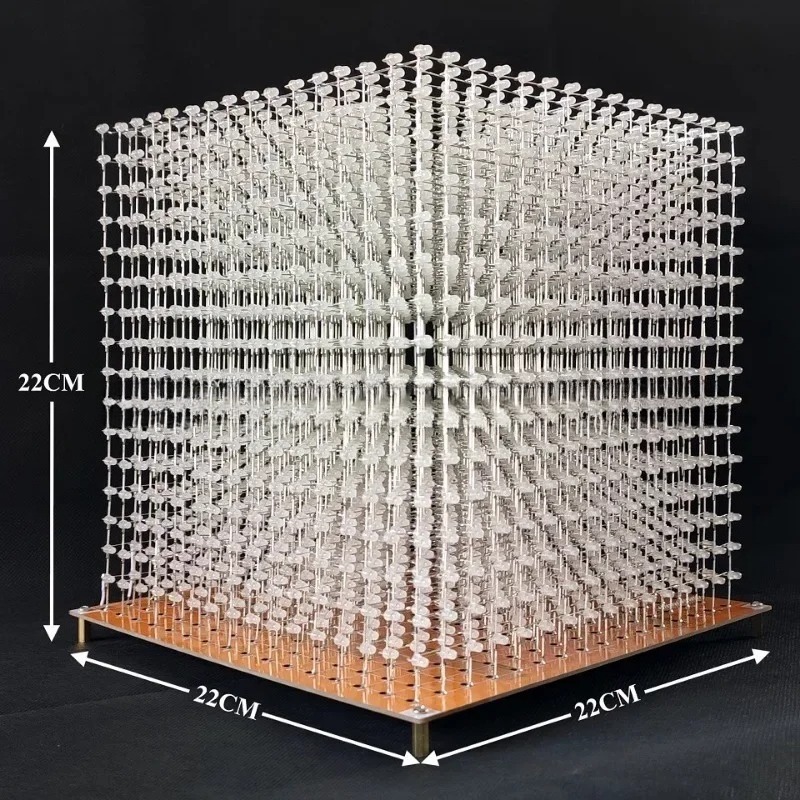 3 D16mini Light Cube Kit 16x16 - Diy Electronics Parts avaliação e preço