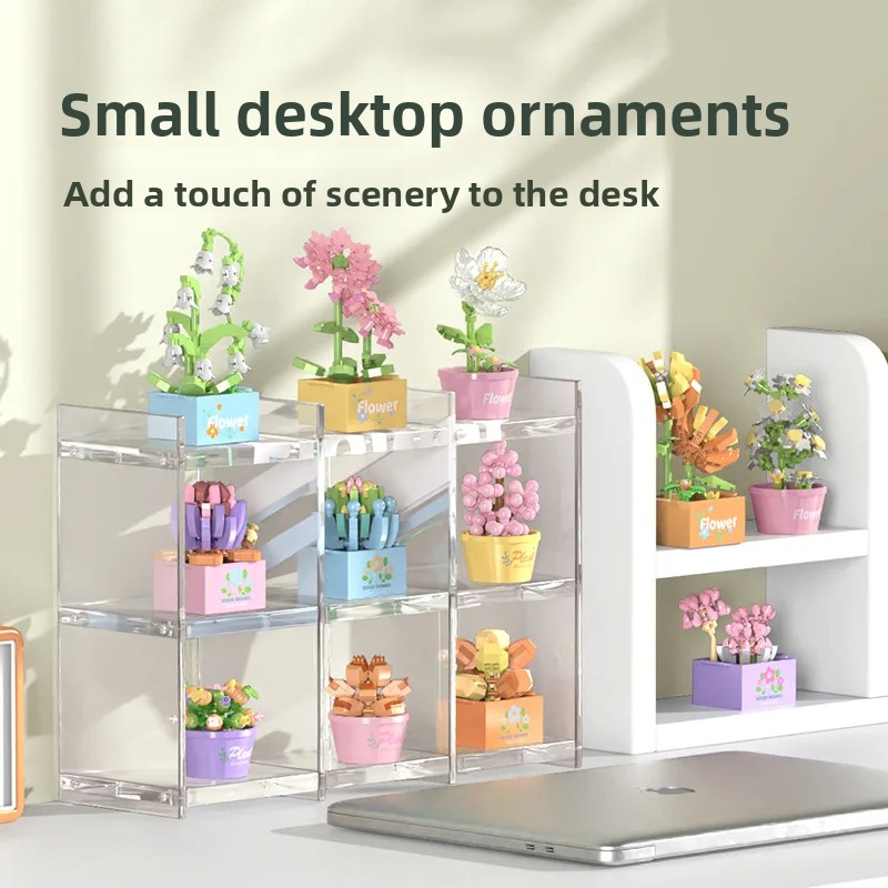 Buquê de flores mini diy bloco - Diy Electronics For Adults avaliação e preço