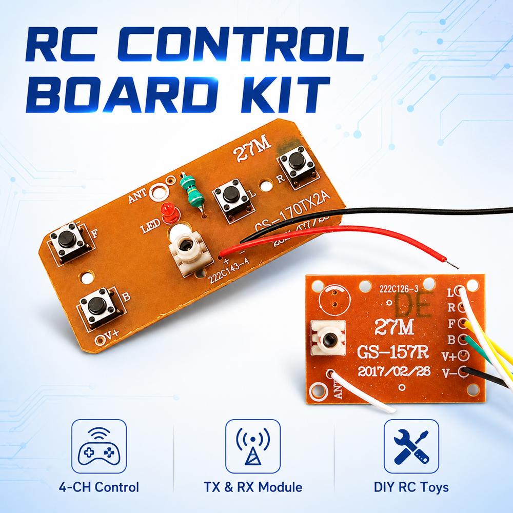Kit de Controle Remoto 27MHz 4 - Diy Electronic Modules avaliação e preço