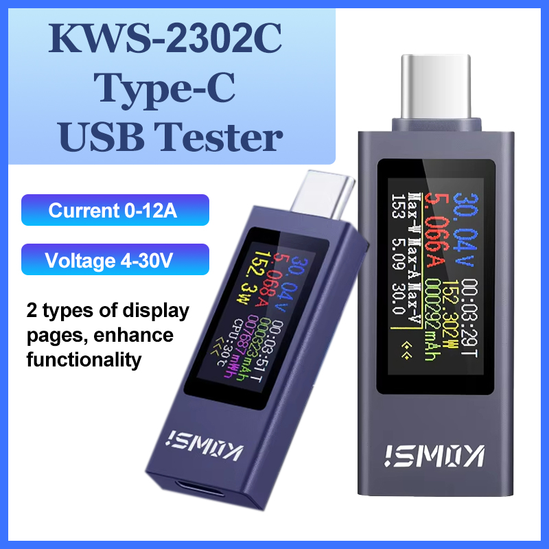 KWS-2302C tipo-c usb testador  - Logic Analyzer Usb avaliação e preço