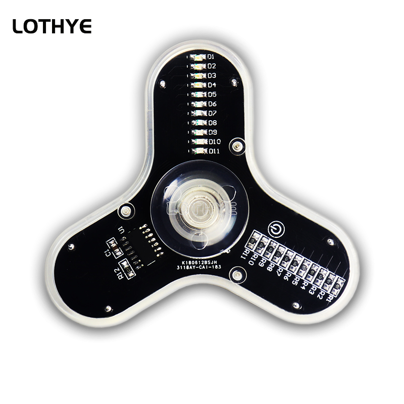 Led fidget spinner fabricação  - Diy Electronics Parts avaliação e preço