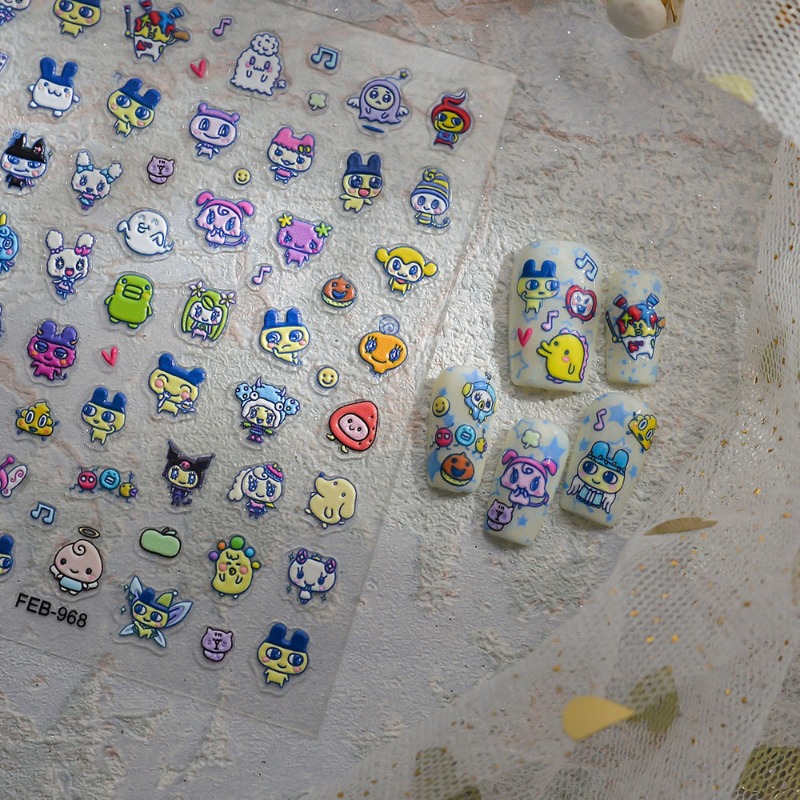 Novos Adesivos de Unha 3D em R - Diy Electronics Parts avaliação e preço