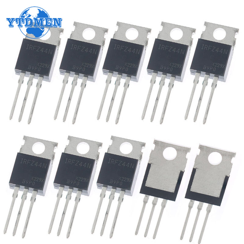 10 pçs mosfet irfz44n to220 tr - Mosfet Transistor Set avaliação e preço