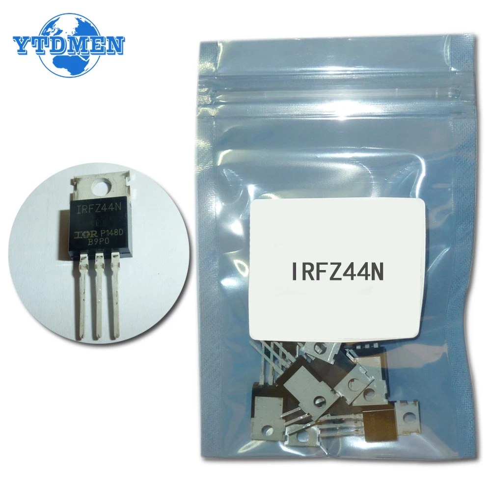 10 pçs mosfet irfz44n to220 tr - Mosfet Transistor Set avaliação e preço