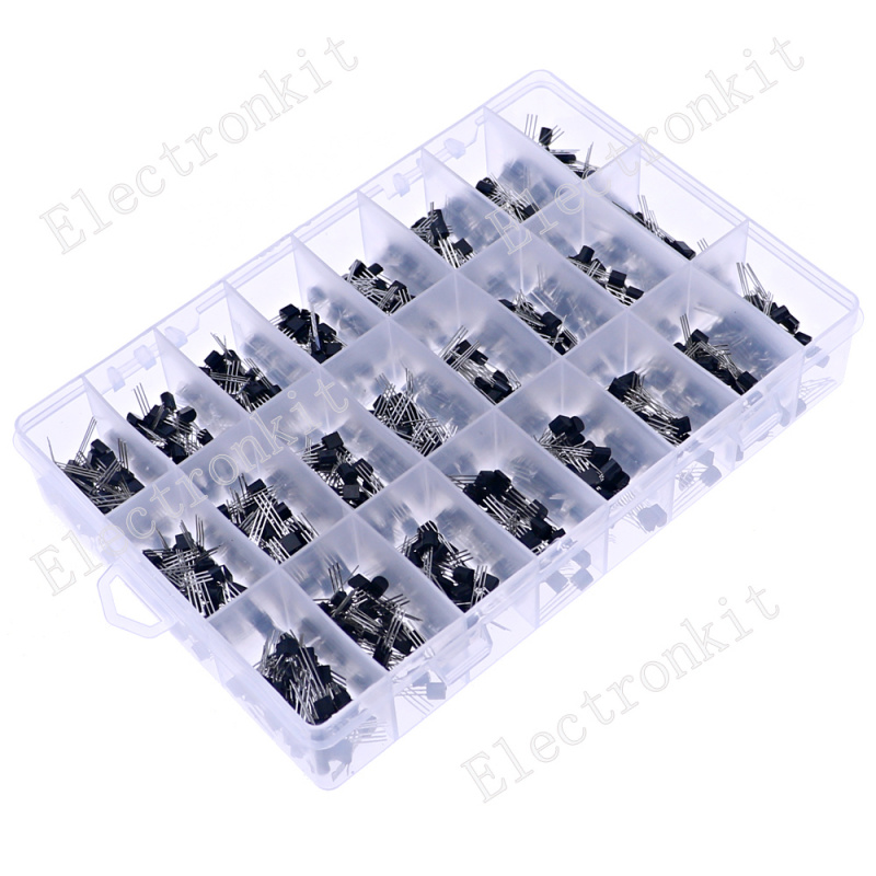 840pcs 24 Valores TO-92 PNP/NP - Mosfet Transistor Set avaliação e preço