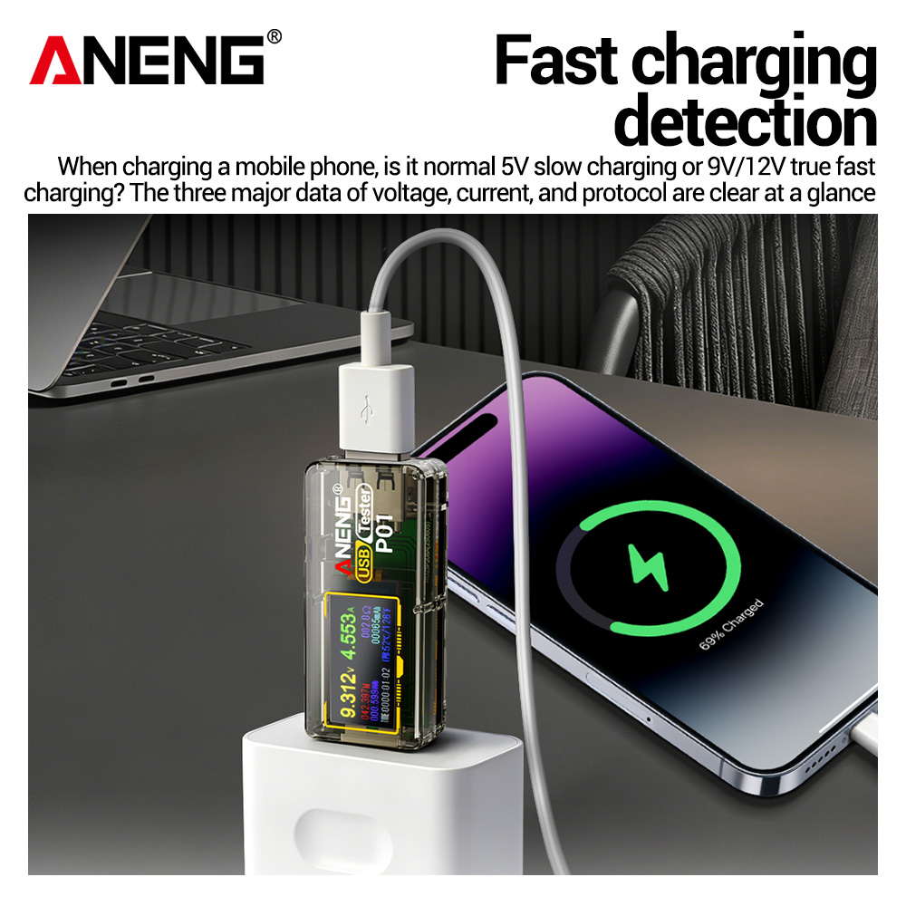 ANENG P01 Testador USB Voltíme - Logic Analyzer Usb avaliação e preço