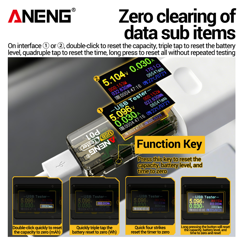 ANENG P01 Testador USB Voltíme - Logic Analyzer Usb avaliação e preço